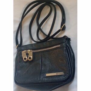 Kenneth Cole Reaction Small Flap Black Crossbody